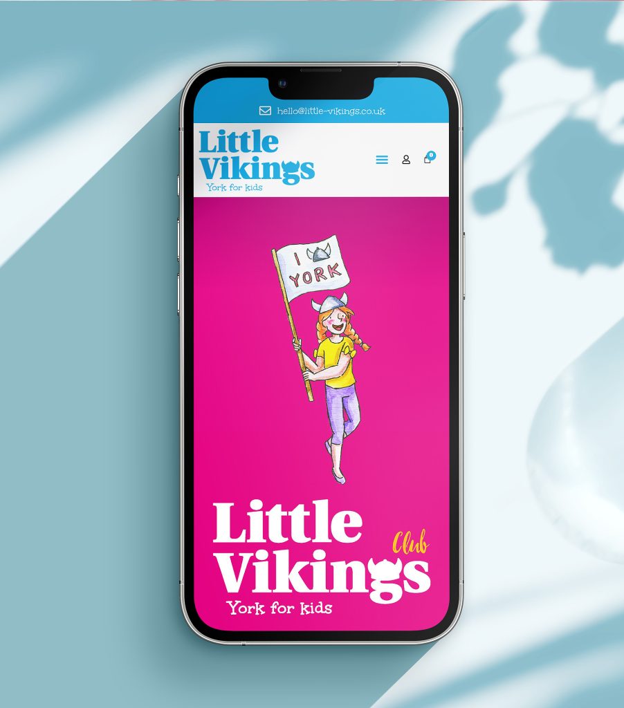 Mint Sauce Media website mockup on mobile
