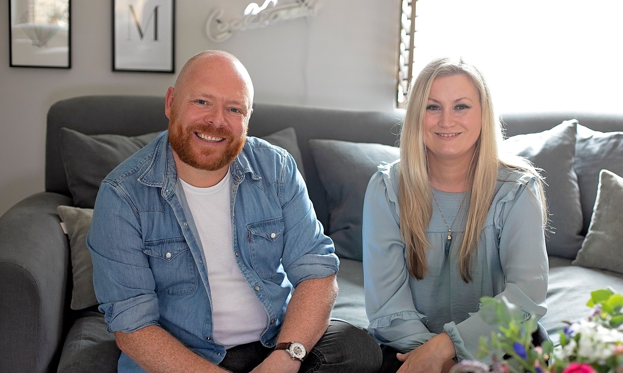 Chris and Jen Bayles of Mint Sauce Media excited about upcoming website and branding project